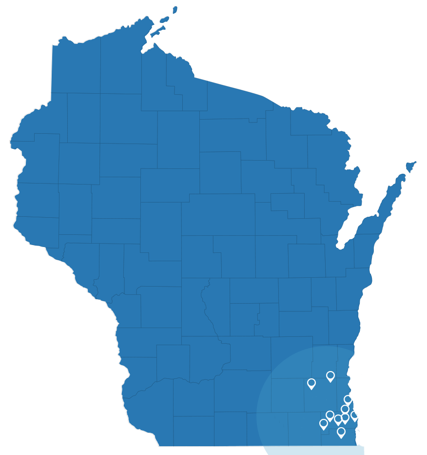 Wisconsin map