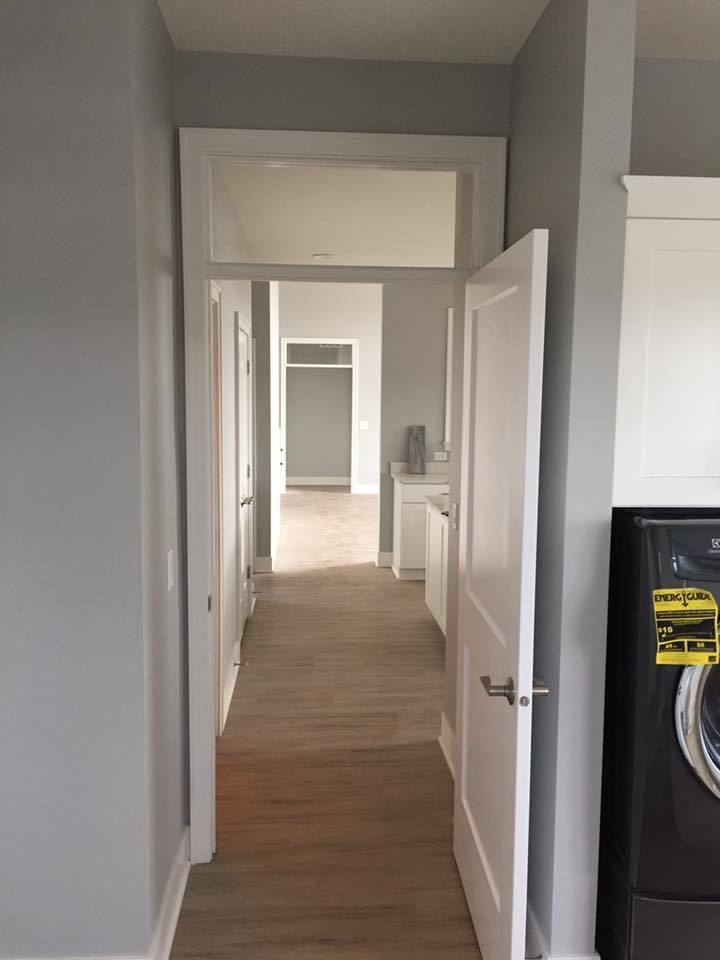 Custom hallway from Burlington home construction company