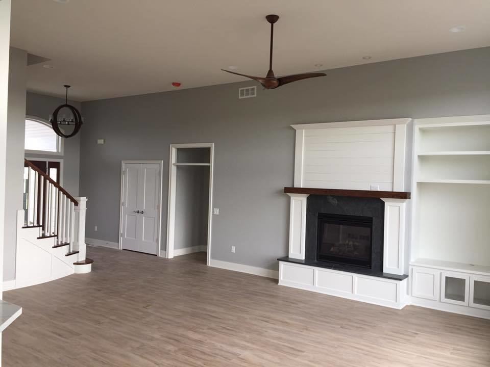 Living Room Remodel Near Burlington