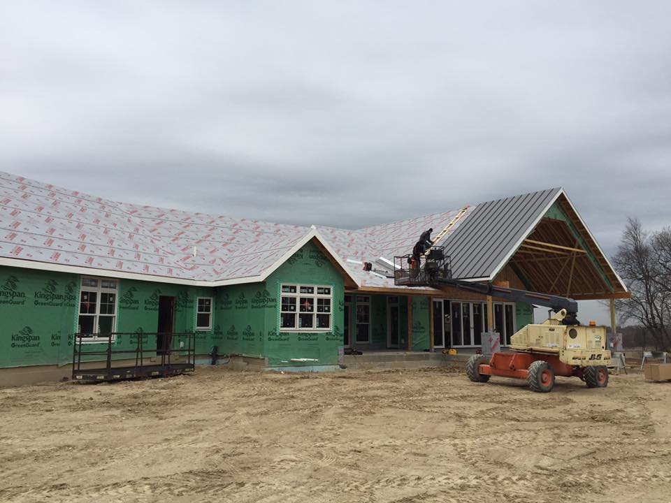 This custom home in Caledonia was a huge hit with our client Custom Home Construction